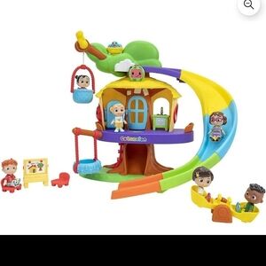 Cocomelon Treehouse Playset with Colorful Slide